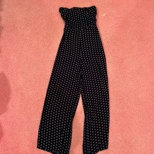 Mimi Chiba Patterned Strapless Jumpsuit